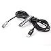 KOERTACOO 78 inch BMPCC Type-C Power Cable for Blackmagic Pocket Cinema Camera 4K/6k,USB-C PD Trigger Male Connector to Weipu SF61B/S2 2-pin Self-Locking Connector with Power Indicator.