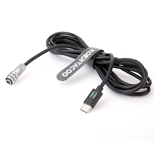 Câble BMPCC 4K 6K USB-C PD cordon alimentation 200cm pour Blackmagic Pocket Cinema Camera