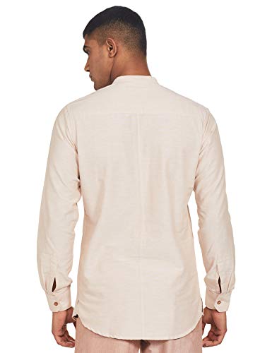 Image of Ethnix by Raymond Men's Cotton Regular Fit Tunic Shirt