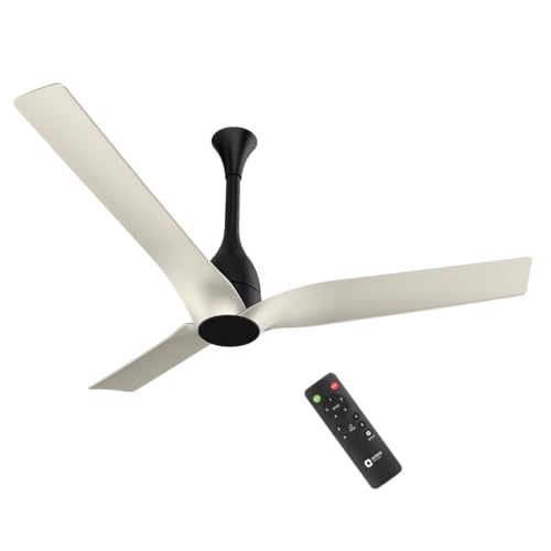 Image of Orient Electric Aerosilent | India's Most Silent Fan | Less than 50dB| 1200mm BLDC Ceiling Fan with Remote | BEE 5-Star Energy-Efficient Fan | Red Dot Design Winner| 5-Year Warranty | Dune Gold