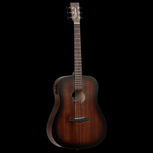 Tanglewood – Guitare électro-acoustique Crossroads TWCR D E dreadnought – Finition tonneau de whisky éclaté satiné - Les Beatles, Paul McCartney, John Lennon, RIngo Starr, George Harrison Tanglewood - Guitare électro-acoustique Crossroads TWCR D E dreadnought - Finition tonneau de whisky éclaté satiné – Image 3