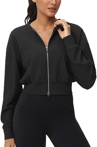 gym equipment – THE GYM PEOPLE Women’s Cropped Jackets