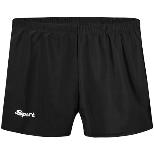 Aomig Maillot de Bain pour Garçon, Short de Bain pour Enfants Noir à Séchage Rapide, Short de Plage de Vacances pour Enfants avec Cordons de Serrage...