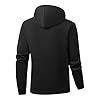 Heated Hoodies for Men, Full Zip Electric USB Rechargeable Sweatshirt, 13 Heating Zones Bodywarmer Electrically, Cold Weather Outerwear Clothing Thermal Top (Black, XL) #1