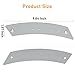 Abodvu Metal Interior Door Pull Handle Compatible with VW Beetle Bug 1998-2010,Door Panel Pull Handle Set with Screws for Front Left Driver & Right Passenger Side,Replace 1C0868107AFYW,Silver