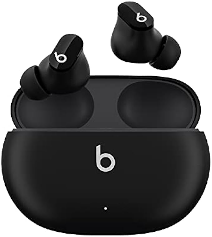 Beats Studio Buds – True Wireless Noise Cancelling Earbuds – Compatible with Apple & Android, Built-in Microphone, IPX4 Rating, Sweat Resistant Earphones, Class 1 Bluetooth Headphones - Black