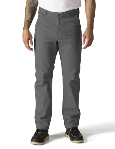 Carhartt Men's Relaxed Straight Rigby Dungaree, Gravel, W36 x L32