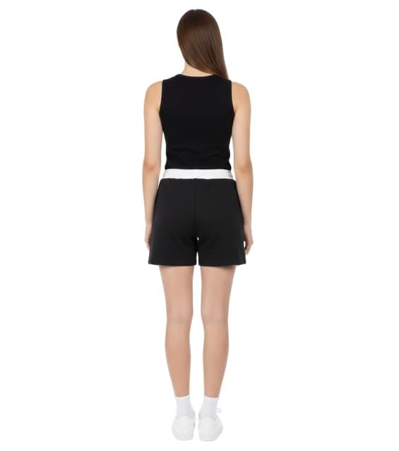 Image of Blacktail Girls Cotton Sports Shorts PO1 [Black XXL]