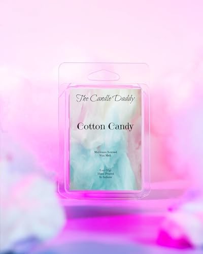 The Candle Daddy Cotton Candy Scented Wax Melts, 2 oz, 6 Cubes, Made in USA image 5