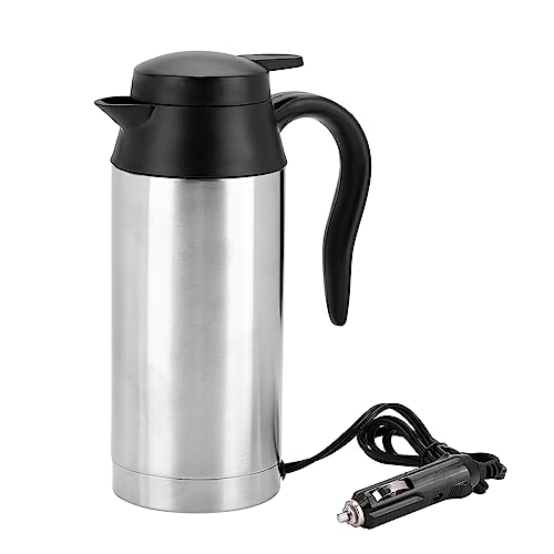 24V トラックケトル ポータブル 750 ミリリットル 24V 旅行車のトラックケトル給湯器ボトル紅茶コーヒー飲料用