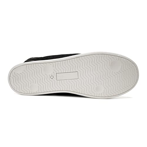 Image of FUNKYMONKEY Slip-On Canvas Sneakers for Women, Comfortable Lightweight Lace-Up Flat Casual Tennis Shoes Breathable Walking Shoes for Everyday Wear