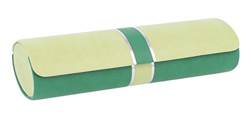 NASENFAHRRAD24 ovales Etui KINSKI in grün mit Magnetverschluss - Brillenetui Cover