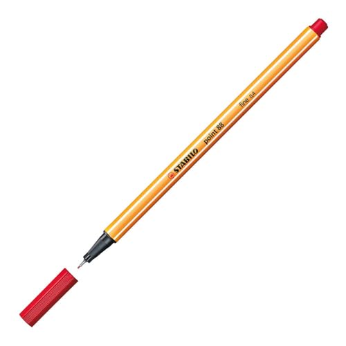 STABILO Point 88 Pen, Red