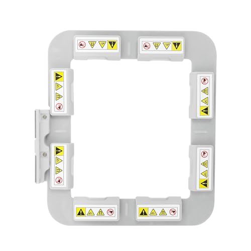 Image of Sew Tech Magnetic Embroidery Hoop for Brother PE900 PE800 SE2000 SE1900 Innovis 1250 1250D 700 PE700 PE700II PE770 780D PC6500 Machine Babylock Accord BLR BLR2, 4 inchx4 inch Mighty Snap Magnet Frame