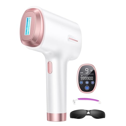 Ubroo IPL Laser Hair Removal Device, 21J Energy, 96% Hair Reduction, 41°F Ice Cooling for Women &...