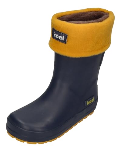 KOEL Barefoot Gummistiefel - Wellie Bare + Sock - Blue, Größe:27 EU