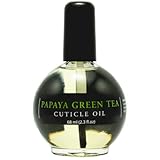 Ellie Chase Moisturizing Cuticle & Nail Care Oil 2.3 Fl Oz - Papaya Green Tea Scented – Infused with