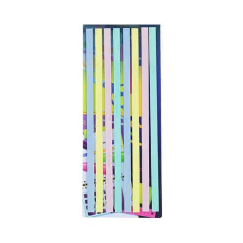 Marcador Notas Adesivo Fita Cartela 160 fitas Tirinhas Marca Texto Autoadesivo Memorie Note Sticky Marca Pagina Livro Apostila Biblia Book Indice (Pastel)