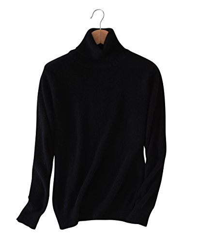 Liny Xin Women's Long Sleeve Warm Turtleneck Pullover Cashmere Sweater