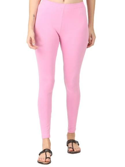 Image of Robinbosky Premium Stretchable Cotton Ankle Legging for Women | Suitable for Formal wear & Casual wear | High-End Elastic Makes The Leggings Squat Proof and Durable for Travel, Yoga, & Workout.