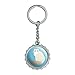 Ragdoll Cat Keychain Chrome Plated Metal Pop Cap Bottle Opener
