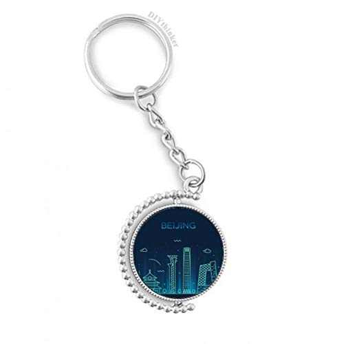 Titular de la clave Templo del Cielo de Beijing con anillo de cadena