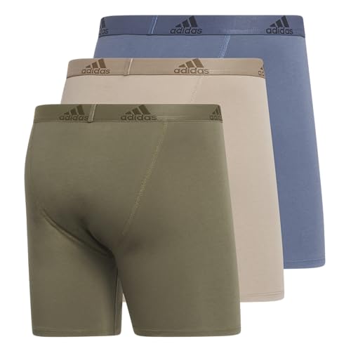 Image of Adidas Men's Boxer Shorts (Pack of 3) Boxer Brief Cyclist Underwear (Size S - 3XL) - Comfortable Underwear Men