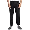 Fruit Of The Loom Mens Eversoft Fleece Elastic Bottom With Pockets, Relaxed Fit, Moisture Wicking, Breathable Sweatpants, Black, XX-Large US
