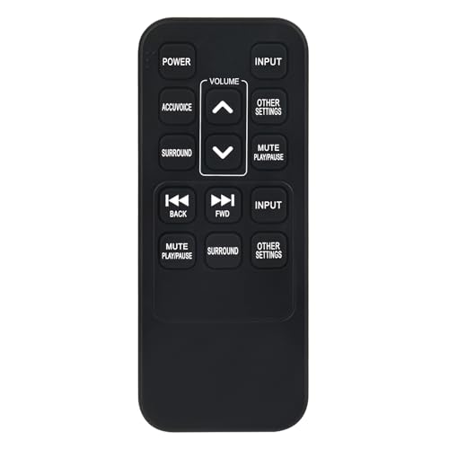 Replacement Remote Control, Fit for ZVOX AccuVoice TV Speaker AV455 AV120