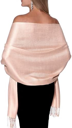 Pashmina Shawls and Wraps for Evening Dresses, Large Soft Pashmin...