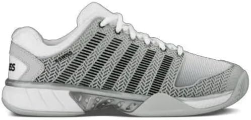 K-Swiss Men's Hypercourt Express Original Tennis Shoe, Glacier Gray/White/Silver, 11.5 M | Image 1