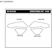 Vista 2 de Stompgrip Empuñaduras de tanque Volcano (transparentes) para Honda CBR1000RR 17-19