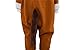 KIANMACAR Kids Animal Onesie Kangaroo Pajamas Halloween Costume Cosplay Sleepwear (Brown Horse, 125) 10 Years(Age:Over 10 Years Old)