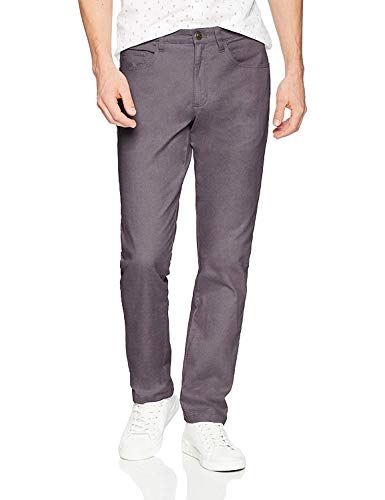 Amazon Essentials Men's Skinny Fit 5-Pocket Comfort Stretch Chino Pants, Grey, 38W x 34L - image 1