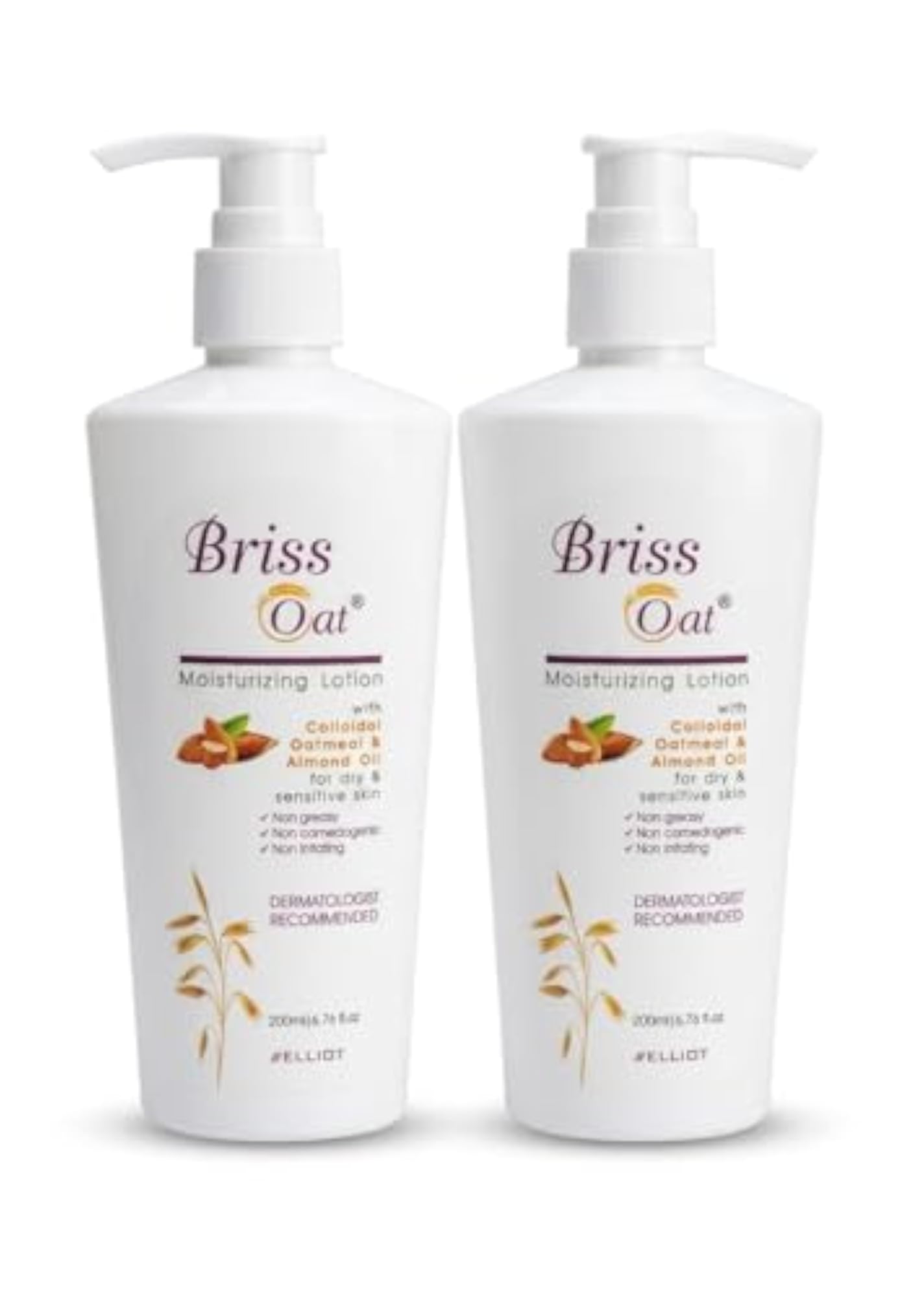 BRISS OAT Moisturizing Lotion (Pack of 2)