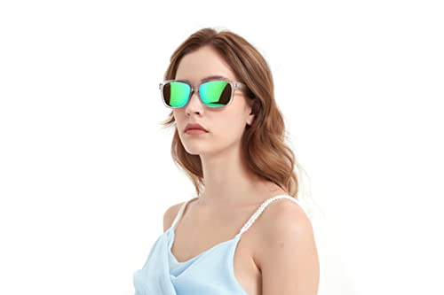 Image of Round Polarized Sunglasses for Men and Women, Small Metal Circle Wire Frame Sun Glasses UV400 Protection RFS5002