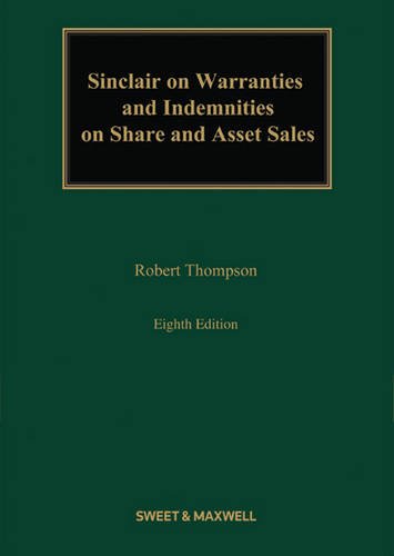 Buy Sinclair on Warranties and Indemnities on Share and Asset Sales — BookShops.in