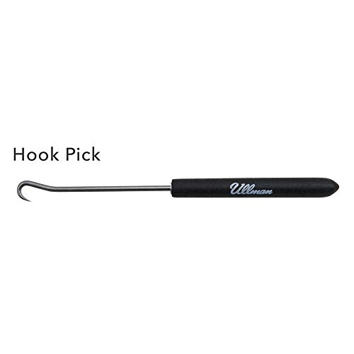 Ullman Devices Chp4 Hook And Pick Set With Textured Cushion Grip Handles, 6-7/8", 4-Piece #TOP4