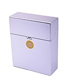 Lot de 25 boîtes en argent métallisé pour cigarettes de taille XL