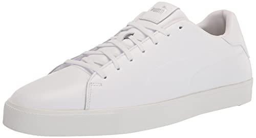Image of Puma Golf Men's Fusion Classic Golf Shoe, Puma White-Puma White, 11.5