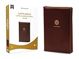 RVR60, Santa Biblia, Letra Supergigante, Leathersoft, Caf&Atilde;&copy;, con Cierre, Comfort Print (Spanish Edition)