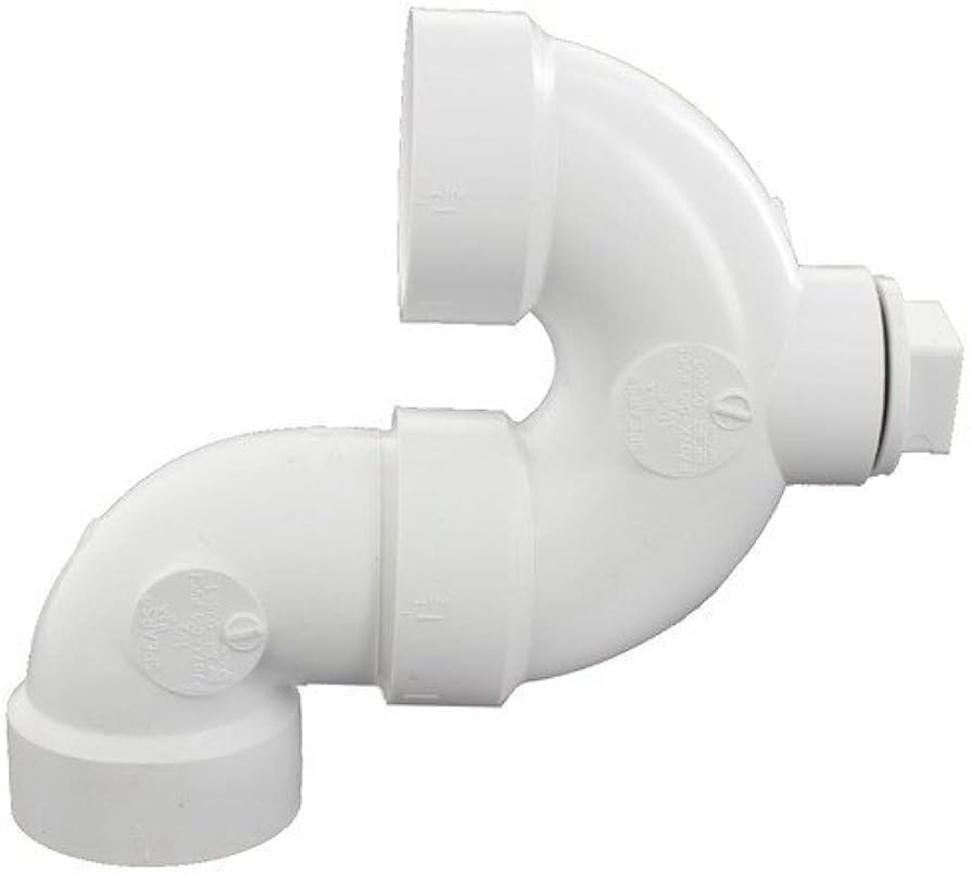 Amazon.com: 1-1/2 PVC DWV P-Trap w/Cleanout Adapter {P707X-015}10 Amazon.com: 1-1/2 PVC DWV P-Trap w/Cleanout Adapter {P707X-015}10