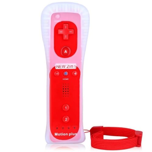 Classic Built-in Motion Plus Wireless Remote Controller for Wii /Wii U RED