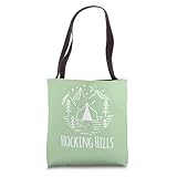 Hocking Hills Camping Rustic Mountains Tent Woods Campground Tote Bag