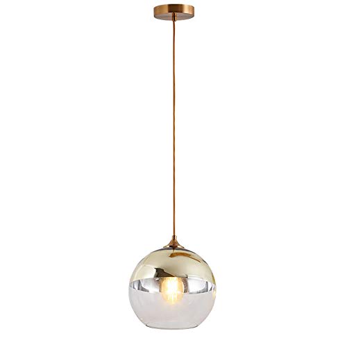 Lustre suspension moderne en verre pour salon et table à manger