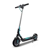 El scooter está equipado con una pantalla LED de fácil lectura que nos informa de la velocidad actual, el nivel de batería y el modo de funcionamiento. Podemos utilizar los dos modos de motor disponibles: ECO que limita la velocidad a 15 km/h lo que nos permite aumentar la autonomía del scooter o NORMAL en el que el Scooty desarrolla la máxima velocidad permitida con la máxima aceleración generada por el potente motor.