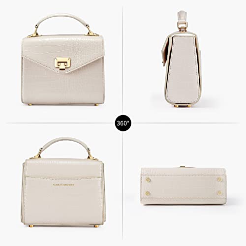 VICTORIA HYDE Women's Top Handle Handbag, Satchel Purses, Square Crossbody Bags - Image 7