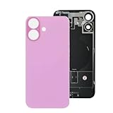  Globalstock Vitre Arrière pour iPhone 16 Rose avec Support et NFC