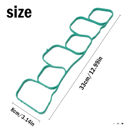 Image of Edge Explorer F-150 Mustang Lower and Upper Intake Manifold Gasket Set Fit for Taurus Transit-150 /250 /350 /350 HD MKT MKX MKS MKZ Replaces MS97118-1, MS971181