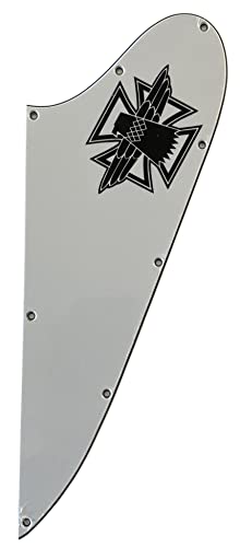 For Gibson Thunderbird Firebird Style Guitar Pickguard Scratch Plate (3 Ply White-F)